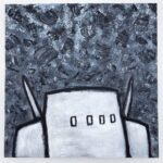 Kid Koala Instagram - (Nufonia) Robot VII (18 x 18 canvas) is now at the shop! https://kidkoala.com/product/original-painting-robot-vii/