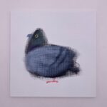 Kid Koala Instagram - Pigeon Windowsill Apt 280 is now at the shop! Original paintings, books, games, music and apparel! https://kidkoala.com/product/original-painting-pigeon-windowsill-apt-280/