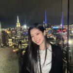 Kim Da-hyun Instagram – New York night view🌃✨
