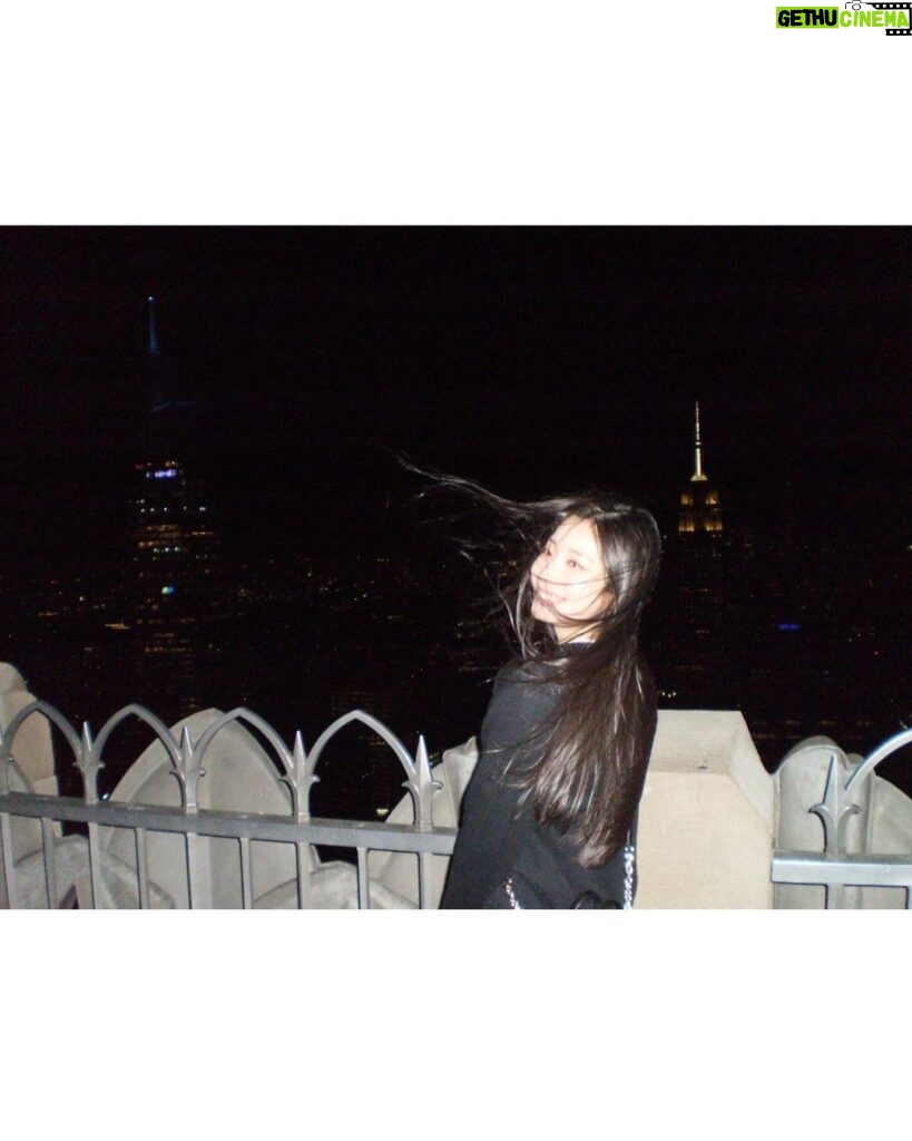Kim Da-hyun Instagram - New York night view🌃✨