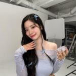 Kim Da-hyun Instagram - 어퓨💙🤍 @apieu_cosmetics @apieu_japan