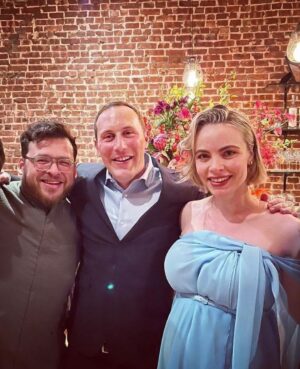 Kim Director Instagram - Wedding Weekend! Congratulations @racinerussell & @mikecarlsen 💗

If only you had attractive friends…….