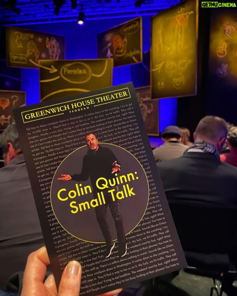 Kim Director Instagram - If you are in NYC, @iamcolinquinn has a hilarious new show! Check it out!! @colinquinnshow #smalltalk #comedy #nyc Greenwich House Theater