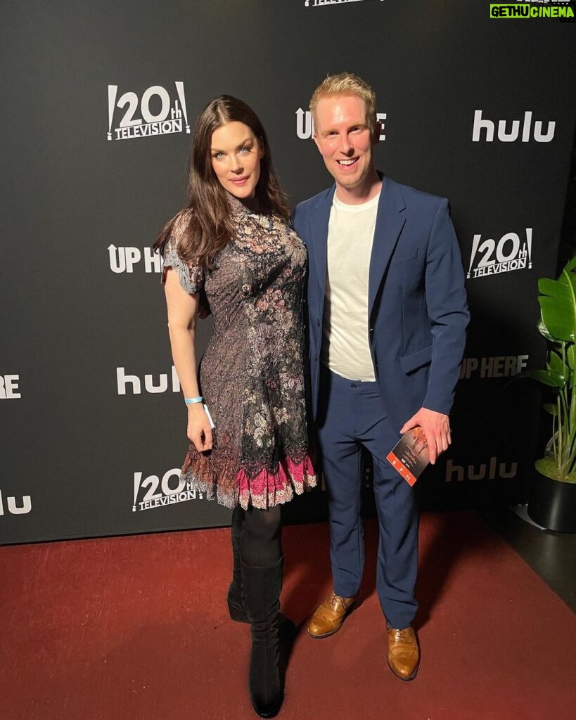 Kim Director Instagram - 1. The wonderful @michaelcbenz is absolutely HILARIOUS in @uphereonhulu 2. The super talented @mickszal (check out her show in NYC this Monday!) 3. 👗 @inearnestofficial 4. Goodnight xx #nyc #uphere