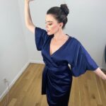 Kim Director Instagram - I loved this look. Thank you @stylewithden & @theiacouture ❤️ #nyc #actress #theia #evening #fashion Upper East Side, New York