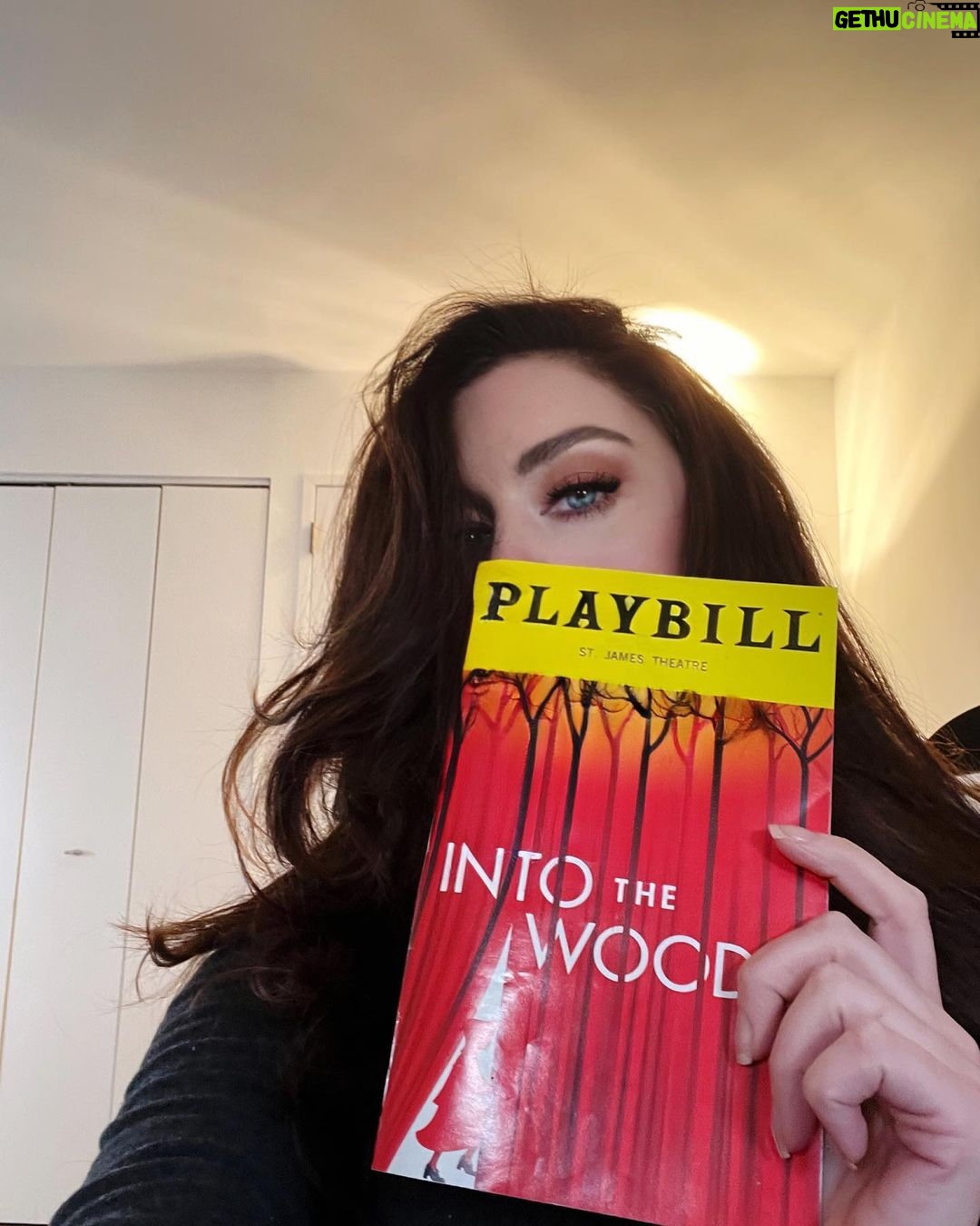 Kim Director Instagram - Into The Woods was so good!!! Congratulations @luciabella & @andy_karl & the entire incredible company! ❤️👏🏼 #theaternerd #broadway #nyc #sondheim #theater @intothewoodsbroadway New York, New York