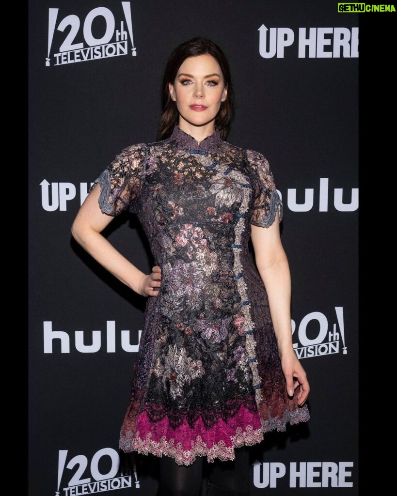 Kim Director Instagram - Up Here is utterly delightful and hilarious! @uphereonhulu is not to be missed! Thank you @inearnestofficial for this beautiful dress ❤️ @hulu #uphere #musical #romcom #nyc
