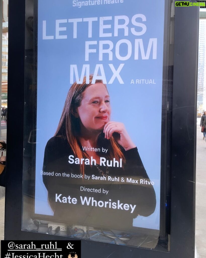 Kim Director Instagram - Letters From Max was such a beautiful play 💕 @sarah_ruhl_ @officialkatewhoriskey & Jessica Hecht are absolutely brilliant! Thank you, @signatureinnyc for this wonderful production. #signaturetheatre #theatre #nyc #offbroadway #theatrenerd Signature Theatre Company