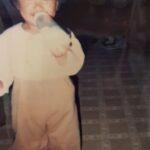 Kim Ji-min Instagram - 내 새끼면 너무 예쁜데.. 나 어렸을적이라하니 그닥 막~이쁘진 않네ㅋㅋㅋㅋ나 역변의 아이콘!