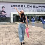 Kim Ji-sook Instagram – 내가!!! LCK를 직관 하다니!!!🏆
.
#LCK #SummerFinals