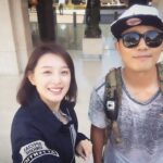 Kim Ji-won Instagram - 오늘은 #태양의후예 하는날! #서대영 과 함께라서 #윤명주 는 광대승천😁