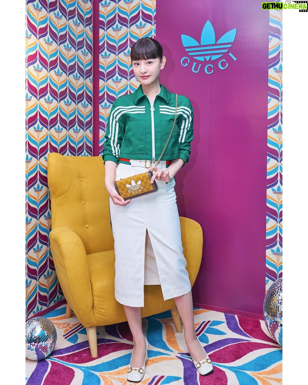Kim Ji-won Instagram - @gucci #adidasxGucci #구찌 #아디다스x구찌 #Gucci #ad