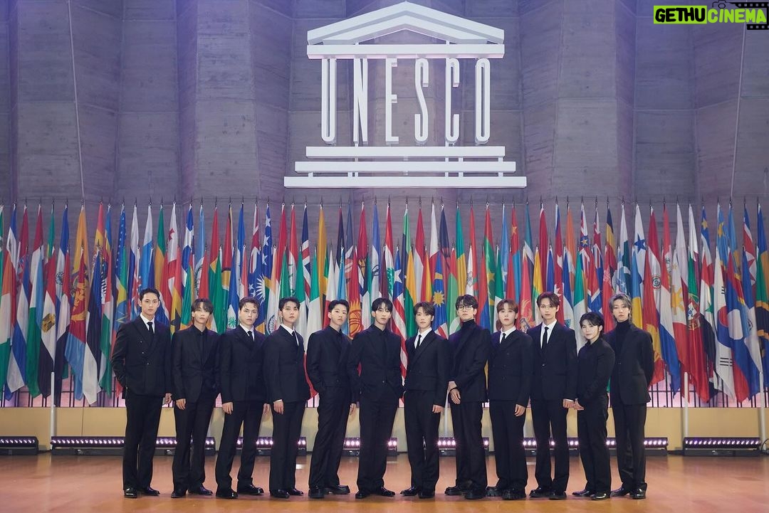 Kim Min-gyu Instagram - We had such a meaningful, memorable time here in Paris. I hope our messages resonated with the youth across the world. I’ll continue to work hard to become a positive influence. Thank you UNESCO, Paris and all our CARATs! #EducationCanChange_Me #educationcanchange_mydream #educationcanchange_theworld #Goingtogether
