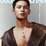 Kim Min-gyu Instagram - bulgari X cosmo X mingyu 🖤🖤🖤🖤🖤🖤🖤🖤 #cosmopolitan #bulgari