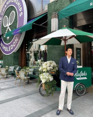 Kim Woo-bin Instagram - ⠀
Wimbledon men's singles finals 2023
@ralphlauren 🎾