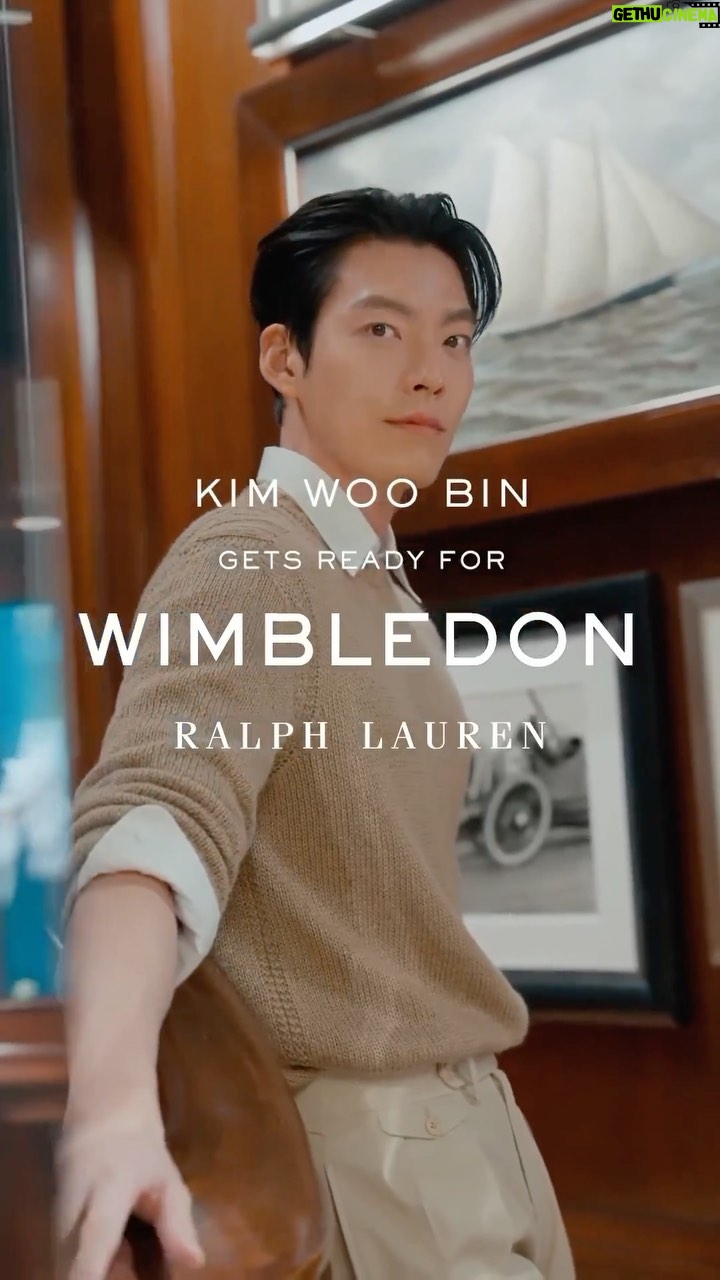Kim Woo-bin Instagram - @ralphlauren 🟣🎾 @wimbledon