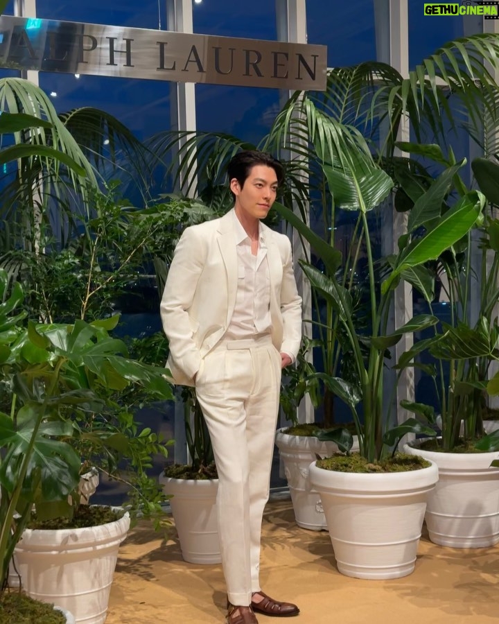 Kim Woo-bin Instagram - @ralphlauren🌿 #RLSP23 #RLCaliforniaDreaming #RalphLauren #RLPurpleLabel #RLCollection