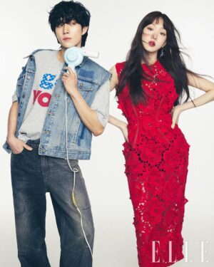 Kim Young-dae Instagram - ELLE, 태성한별 A&B컷✨
#별똥별