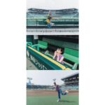 Kimi Chen Instagram – ♥
「夢の舞台で全て出し切り」這是福山雅治為了甲子園球場寫的歌詞，沒錯，這裡是全日本最不服輸的一群人聚集在一起的地方，阪神甲子園球場！
 
這次非常榮幸能以之前日本舞台劇《KANO ～1931甲子園まで2000キロ～》飾演近藤花子的身分受邀去阪神甲子園球場參觀！你們可以和我一樣，參加阪神甲子園球場的導覽行程，會有專門人員解釋這個球場的歷史和大大小小的知識，非常有趣！在這個導覽裡你可以參觀到很多不同的地方，但讓我印象深刻的是選手投球練習的「牛棚」！居然能進到比賽前緊張的選手們在練習投球的地方真的太酷啦～當然還有到壘側更衣室或球場的人工草坪區等，這個導覽都是去平時一般人不能去的區域，所以非常值得去參訪！
 
接下來我們去甲子園歷史館！你一進來門口有一面牆，那一面牆其實是用甲子園球場的土去製作而成的牆壁喔！我一聽到的時候就好感動，覺得他們把甲子園的東西用在每一個角落，讓我們不管在哪裡都能環繞在甲子園球場的氛圍。在這感動下我們進入甲子園歷史館，你第一個看到的文物是在第一屆高中棒球全國大賽第一回合比賽時使用的「最初的一球」，讓我們的感動昇華到了另一個層次，我看到的時候雞皮疙瘩都出來了！再來也會看到由4253個白色棒球組成的「球牆」，凡有參賽過的學校都有他們校名的棒球，所以大家可以找找看KANO的球在哪裡喔！
 
再來就進入到我最期待的一區了～ 那就是KANO區域！我之前在日本舞台劇《KANO ～1931甲子園まで2000キロ～》飾演近藤花子，讓我更加想知道那時候的歷史，而這次我有這個機會去親自參觀到KANO區域。我真的非常感動，因為把日本與台灣這個重要的歷史故事擺設出來，然後也把那些文物保養得非常完善，仔仔細細地把那個篇章的歷史呈現出來。看到這個區域的時候我的心裡默默地想要大聲講出花子的台詞啦！
 
「夢を追い そして叶えた 私のヒーロー」
（追尋夢想，然後實現它們，我的英雄）
 
在歷史館的最後，我居然有榮幸去簽名了球，然後把我的簽名球設置在那裡！上面有很多其他藝人的簽名球，大家可以去看看有沒有你們喜歡的藝人的簽名球喔（像我就找到好多喔😆）當然也希望大家去找一找我的簽名球啦～ 有找到可以拍照跟我分享一下喔！
 
另外甲子園歷史館的新館PLUS區域也是不能錯過的地方，裡面除了展出阪神虎隊的相關內容，包括球隊歷史，知名球員和知名比賽場面，還有廣受歡迎的「VR體驗區」和「新人選拔體驗」，讓你可以感受日職第一指名的快感。另外新館中還有一個叫做BE-STADIUM KOSHIEN的設施，可以體驗像真的在甲子園棒球場裡打擊或是投球，喜歡棒球的朋友一定要來體驗，非常有趣！
 
重頭戲到啦！！！那就是去看球賽！這次我們要看的是世紀仇人阪神虎隊對上讀賣巨人隊的球賽。我其實這次是第一次看棒球賽，在演KANO舞台劇的時候就一直非常好奇棒球賽是什麼樣的氛圍，而這次就有機會真正的感受球場的熱情啦～ 大家在球場上真的非常非常的熱血沸騰，叫滿喊滿，每一位選手的專屬加油打氣的口號都有，這種氛圍人生中真的要來體驗一次！
 
當然為了要叫滿喊滿，要先把自己填飽肚子才有力氣呀！在這裡呢，看球賽有三樣必吃的美食，「甲子園咖哩」、「烤雞肉串」和「甲子園日式炒麵」！可以先買好，然後在自己的位置一邊觀賽一邊吃這甲子園三大美食，感覺會更好玩，像是在郊遊一樣！而且這三大美食真的都好好吃喔！當然也有夏天必吃的冰或者冰涼的啤酒等著你喔！
 
看球賽當然來看選手們精彩的表現以外，你也能感受到阪神球迷的熱情！這一天下來，去參觀球場到歷史館，我都能感受到大家對棒球的熱愛與愛惜，到最後到球場感受到觀眾的熱情，一個運動能把一大群人聚集在一起，把他們的心連結在一起，真的會覺得很感動，也很感謝甲子園球場邀請我來！而甲子園球場也將在2024年邁入100周年，大家有機會一定要來甲子園球場一趟，來看選手們的汗水、努力和觀眾的喝采，心裡會有滿滿的希望與震撼。

#阪神甲子園球場 
#阪神甲子園 

@enjoy_koshien 
@koshien_rekishikan 
@be_stadium_koshien 甲子園歴史館