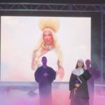 Kimora Blac Instagram - Kimora Thunderfuck Thank you so much to my sister @trinitythetuck for having me be a part of her new holiday project! Literally so much fun! @theonlyalaska5000 🤍 Hair by @wigsbyhassoon Costume by @tonyiniguezdesigns Los Angeles, California