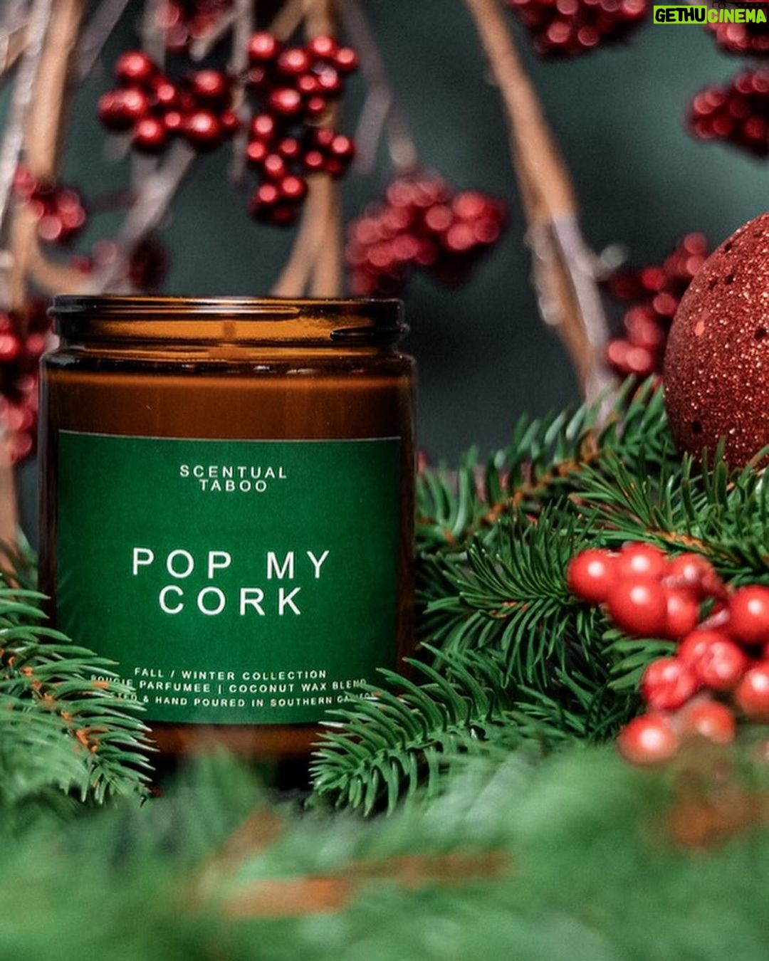 Kimora Blac Instagram - MY LIMITED EDITION HOLIDAY CANDLES ARE HERE!!! 'Pop my Cork' - Effervescent | Exotic | Fruity A scent that caresses your senses and arouses your most scentual taboo desires. Core Fragrance Notes: Birch, Frosted Juniper & Warm Cashmere. All candles are hand crafted & hand poured in Southern California using a premium coconut wax blend. Due to our hand crafted heritage each candle may have unique inclusions caused by pouring technique. Www.Scentualtaboo.com Los Angeles, California