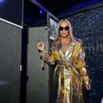 Kimora Blac Instagram - Speak easy in @FashionNova Wearing 'Golden Year Metallic Trench' Los Angeles, California
