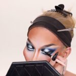 Kimora Blac Instagram – I’ve been on blue eye shadow for a while now & im still obsessed. When it comes to colored eyeshadow, you guys already know I love using @plouise_makeup_academy 

Wearing ‘You Give Me Butterflies Palette’ @plouise_makeup_academy 
Hair by @hairbymaribel Los Angeles, California