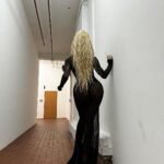 Kimora Blac Instagram - Late like usual in @FashionNova Wearing 'Portofino Gloved Lace Maxi Dress' Los Angeles, California