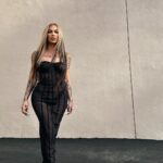 Kimora Blac Instagram - Yes, and? @FashionNova Wearing 'Body Talk Mesh Maxi Dress' Los Angeles, California