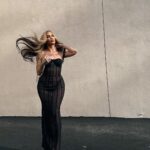 Kimora Blac Instagram - Yes, and? @FashionNova Wearing 'Body Talk Mesh Maxi Dress' Los Angeles, California