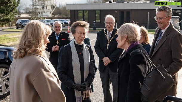 King Charles III of the United Kingdom Instagram - 🍏🔭🚀 The Princess Royal has joined celebrations for @jodrellbank Observatory’s new UNESCO status. During her visit, HRH planted a pip which was taken to the @iss by @astro_timpeake and originated in the garden that inspired Sir Isaac Newton’s theory of gravity. Whilst in Cheshire, The Princess Royal also opened Riding for the Disabled’s new facilities at @reaseheathcollege Equestrian College. The charity provides over 17,000 disabled children and adults with fun activities like riding and carriage driving. Find out more: https://www.royal.uk/news-and-activity/2024-01-31/the-princess-royal-visits-jodrell-bank-observatory-and-reasehealth