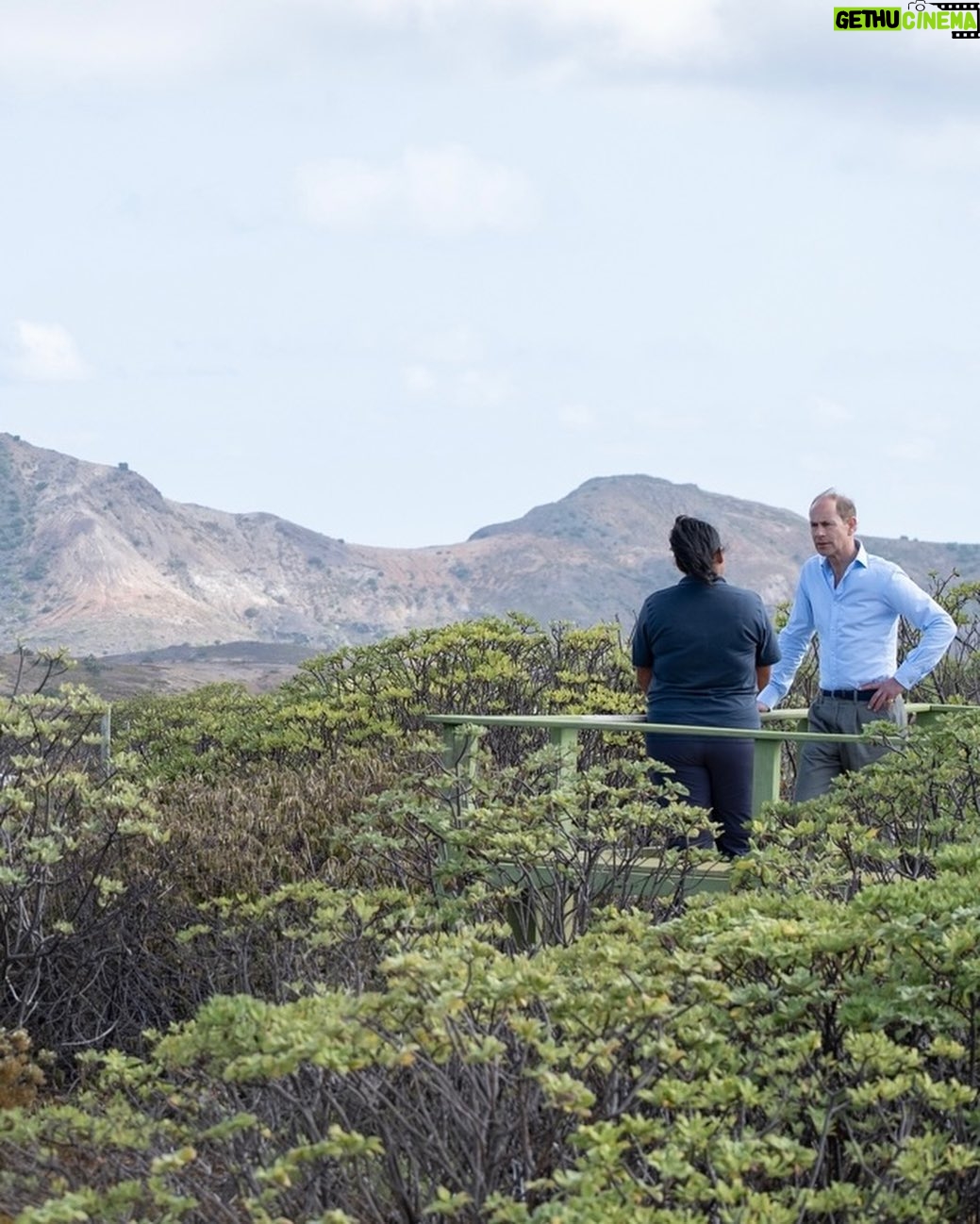 King Charles III of the United Kingdom Instagram - More from The Duke of Edinburgh’s visit to St Helena! 🇸🇭 🦈 During a marine tour, HRH spotted whale sharks! St Helena is known for its rich wildlife, biodiversity, and is home to more than 500 species which are found nowhere else on earth. 🌳 At Millennium Forest, The Duke planted a tree and spoke to staff about the work they do to help maintain more than a third of all the endemic biodiversity in the whole of the UK and its territories. ✈️ This morning, before departing the island, HRH unveiled a plaque to mark the official opening of St Helena airport. The Duke, who was the first Member of the Royal Family to arrive on St Helena by air, heard from airport staff about the vital global links the airport brings to the island. Head to royal.uk (link in bio) to read more about HRH’s time on the island!