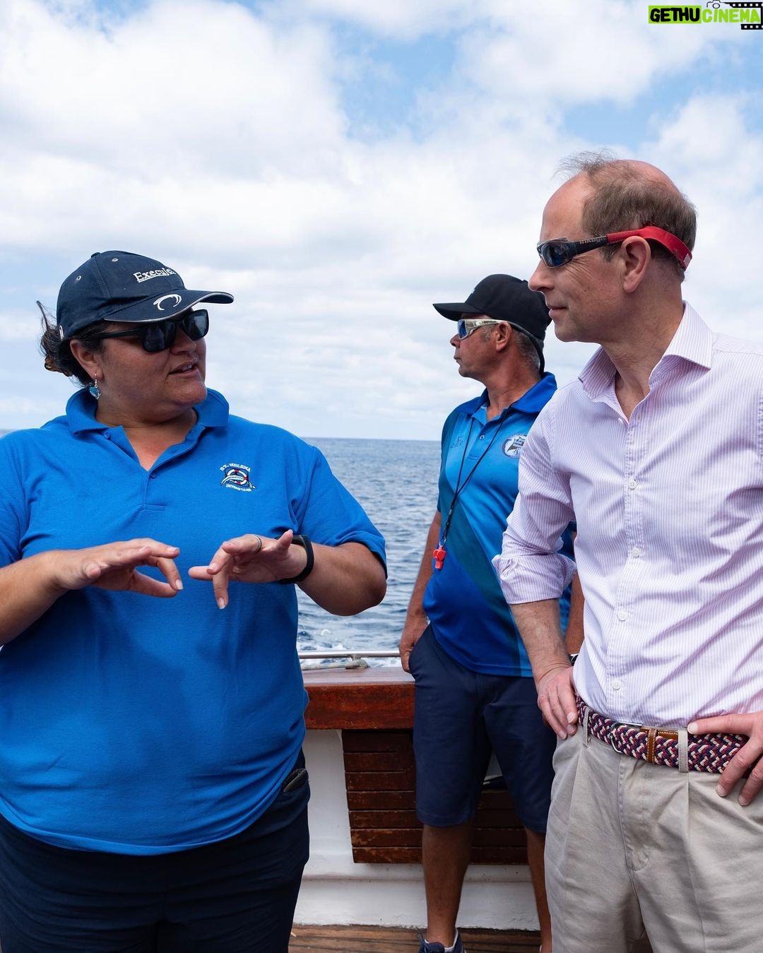 King Charles III of the United Kingdom Instagram - More from The Duke of Edinburgh’s visit to St Helena! 🇸🇭 🦈 During a marine tour, HRH spotted whale sharks! St Helena is known for its rich wildlife, biodiversity, and is home to more than 500 species which are found nowhere else on earth. 🌳 At Millennium Forest, The Duke planted a tree and spoke to staff about the work they do to help maintain more than a third of all the endemic biodiversity in the whole of the UK and its territories. ✈️ This morning, before departing the island, HRH unveiled a plaque to mark the official opening of St Helena airport. The Duke, who was the first Member of the Royal Family to arrive on St Helena by air, heard from airport staff about the vital global links the airport brings to the island. Head to royal.uk (link in bio) to read more about HRH’s time on the island!