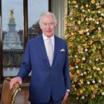 King Charles III of the United Kingdom Instagram - 🎄 The King is pictured in the Centre Room at Buckingham Palace during the filming of this year’s Christmas Broadcast. The Centre Room opens onto the Buckingham Palace balcony and overlooks The Victoria Memorial and The Mall, where crowds gathered to celebrate The Coronation in May. 📺 You can watch the Broadcast on the Royal Channel on YouTube (link in bio) from 15:00 GMT on Christmas Day.