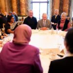 King Charles III of the United Kingdom Instagram - Today The King hosted a gathering of UK community and faith leaders at Buckingham Palace. Guests had the opportunity to discuss the challenges their communities face, and the ways in which greater cohesion and fellowship can be fostered among them. Buckingham Palace