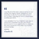 King Charles III of the United Kingdom Instagram - A message from His Majesty The King to Their Majesties King Frederik X and Queen Mary on the day of their accession to the throne of the Kingdom of Denmark. 🇩🇰 Et budskab fra Hans Majestæt Kong Charles III til Deres Majestæter Kong Frederik X og Dronning Mary på dagen for tronbestigelsen i Kongeriget Danmark. @detdanskekongehus