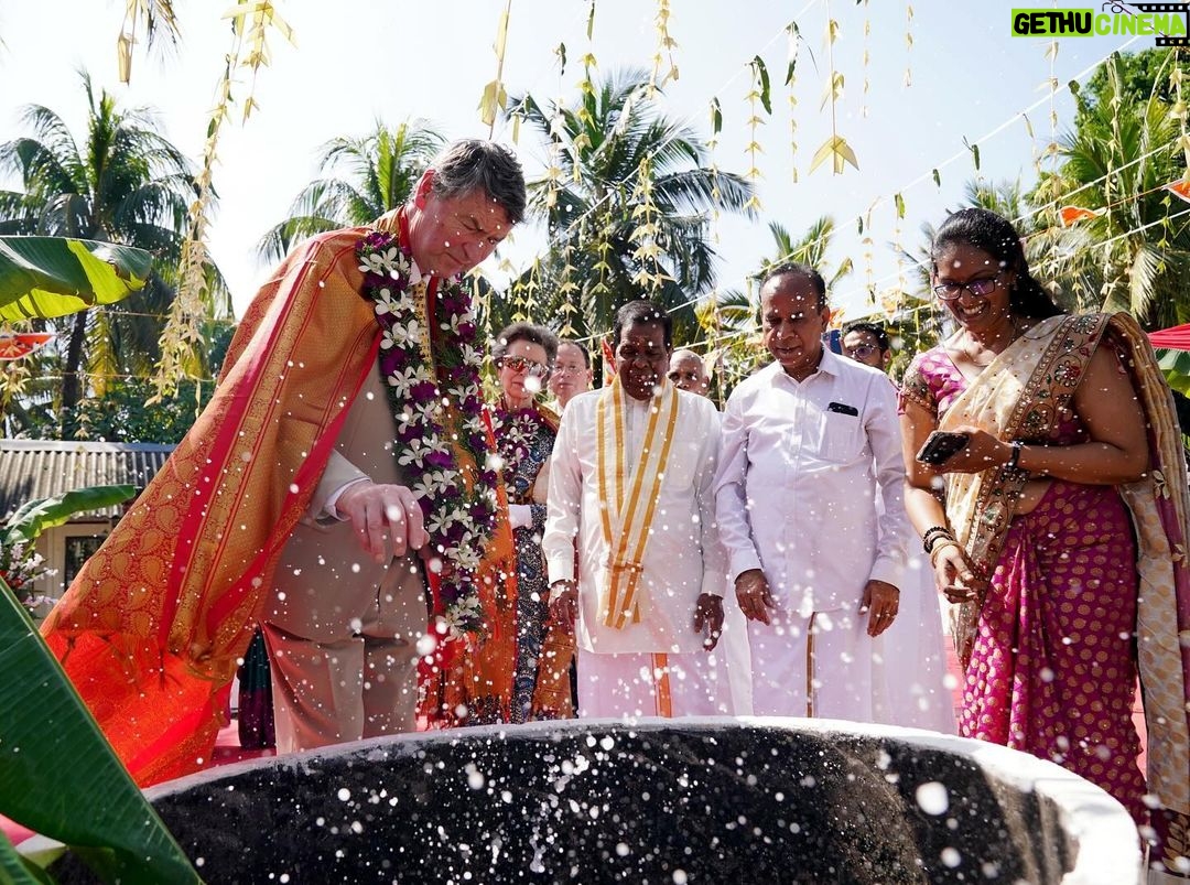 King Charles III of the United Kingdom Instagram - 🇱🇰 On their final day in Colombo, The Princess Royal and Sir Tim Laurence were welcomed to the Vajira Pillayar Kovil, a Hindu Temple and joined the Chief Priest in taking part in a special pooja blessing. At the Commonwealth War Graves Commission’s Jaawatte Cemetery, HRH attended a Service of Remembrance and lay a wreath to commemorate all who lost their lives in both World Wars. At the British Council, The Princess heard about the organisation’s work to build relationships between the UK and Sri Lanka through education, arts and cultural ties. HRH also viewed The Arches of Awe exhibition, which features photographs of the 21 arches or ‘thoranas’ built across Colombo to welcome Queen Elizabeth II during a visit to Sri Lanka in 1954. This evening, HRH celebrated 75 years of diplomatic relationships between the UK and Sri Lanka at a reception hosted by the British High Commissioner. Head to royal.uk (link in bio) to read more about HRH’s visit to the country.