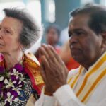 King Charles III of the United Kingdom Instagram - 🇱🇰 On their final day in Colombo, The Princess Royal and Sir Tim Laurence were welcomed to the Vajira Pillayar Kovil, a Hindu Temple and joined the Chief Priest in taking part in a special pooja blessing. At the Commonwealth War Graves Commission’s Jaawatte Cemetery, HRH attended a Service of Remembrance and lay a wreath to commemorate all who lost their lives in both World Wars. At the British Council, The Princess heard about the organisation’s work to build relationships between the UK and Sri Lanka through education, arts and cultural ties. HRH also viewed The Arches of Awe exhibition, which features photographs of the 21 arches or ‘thoranas’ built across Colombo to welcome Queen Elizabeth II during a visit to Sri Lanka in 1954. This evening, HRH celebrated 75 years of diplomatic relationships between the UK and Sri Lanka at a reception hosted by the British High Commissioner. Head to royal.uk (link in bio) to read more about HRH’s visit to the country.
