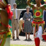 King Charles III of the United Kingdom Instagram - 🇱🇰 On their final day in Colombo, The Princess Royal and Sir Tim Laurence were welcomed to the Vajira Pillayar Kovil, a Hindu Temple and joined the Chief Priest in taking part in a special pooja blessing. At the Commonwealth War Graves Commission’s Jaawatte Cemetery, HRH attended a Service of Remembrance and lay a wreath to commemorate all who lost their lives in both World Wars. At the British Council, The Princess heard about the organisation’s work to build relationships between the UK and Sri Lanka through education, arts and cultural ties. HRH also viewed The Arches of Awe exhibition, which features photographs of the 21 arches or ‘thoranas’ built across Colombo to welcome Queen Elizabeth II during a visit to Sri Lanka in 1954. This evening, HRH celebrated 75 years of diplomatic relationships between the UK and Sri Lanka at a reception hosted by the British High Commissioner. Head to royal.uk (link in bio) to read more about HRH’s visit to the country.