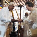 King Charles III of the United Kingdom Instagram - Thank you to everyone who welcomed Her Royal Highness and Sir Tim Laurence to Kandy and Jaffna today! 🇱🇰 🤝 The Princess joined The Halo Trust, Mines Advisory Group, United Nations Development Programme and International Organisation for Migration at The Halo Trust’s Muhamalai Demining and Resettlement Site. Her Royal Highness met members of the community who have resettled on the land following successful mine clearances. 📚 At Jaffna Public Library, The Princess met members of Sri Lanka’s Tamil and northern communities and hear how the library is a symbol of northern education and culture. 🙏 Earlier, at the Temple of the Sacred Tooth Relic in Kandy, Her Royal Highness toured the historic Buddhist Temple and took part in a traditional ceremony with the Acting Chief Custodian.