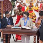 King Charles III of the United Kingdom Instagram - The Princess Royal, accompanied by Vice Admiral Sir Tim Laurence, has arrived in Sri Lanka!🇬🇧🇱🇰 👚 In Colombo, HRH toured a MAS Active Factory, one of South Asia’s largest apparel tech companies, to hear about their innovative designs and partnerships with UK brands. 🍼Next, at Save The Children’s Sri Lanka Head Office, The Princess joined staff in marking 50 years of the charity’s work in Sri Lanka. HRH became Patron of Save the Children UK in 2017, having served as President since 1970. 🏥 HRH visited Lady Ridgeway Hospital, meeting consultants implementing Save the Children’s Tilli program. The programme uses games & storytelling to help parents and teachers have discussions with children about trust, consent, bodies, and boundaries.