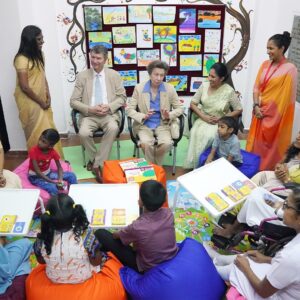 Queen Elizabeth II of the United Kingdom Instagram - The Princess Royal, accompanied by Vice Admiral Sir Tim Laurence, has arrived in Sri Lanka!🇬🇧🇱🇰 

👚 In Colombo, HRH toured a MAS Active Factory, one of South Asia’s largest apparel tech companies, to hear about their innovative designs and partnerships with UK brands.

🍼Next, at Save The Children’s Sri Lanka Head Office, The Princess joined staff in marking 50 years of the charity’s work in Sri Lanka. 

HRH became Patron of Save the Children UK in 2017, having served as President since 1970.

🏥 HRH visited Lady Ridgeway Hospital, meeting consultants implementing Save the Children’s Tilli program.

The programme uses games & storytelling to help parents and teachers have discussions with children about trust, consent, bodies, and boundaries.