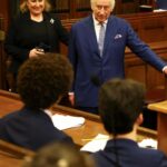 King Charles III of the United Kingdom Instagram - The King has visited the Royal Courts of Justice to celebrate the work of the judiciary and its commitment to the rule of law. Hosted by the Lady Chief Justice Baroness Carr, the first woman to hold the role of Head of the Judiciary of England and Wales, His Majesty viewed an exhibition on Pioneering Women Judges which focused on trailblazers whose legal careers have helped women progress in the judiciary. The King also surprised students taking part in a mock trial and met voluntary magistrates who give up their own time to support the justice system.