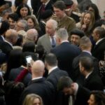 King Charles III of the United Kingdom Instagram - This morning The King attended an Advent Service and Christmas reception at The Coptic Orthodox Church Centre in Stevenage.   The Coptic Orthodox Church is one of the most ancient Churches in the world, founded in the first century in Egypt.   His Majesty met young volunteers from the Church's ministries as well as members of the congregation including six-year old Taormina who presented him with a handwritten Christmas card.              Since his visit in 2013, His Majesty has attended yearly advent services which have brought together diverse Christian communities.   These annual events form part of his ongoing efforts to encourage inter-faith dialogue and a greater understanding of different religions in Britain and abroad.