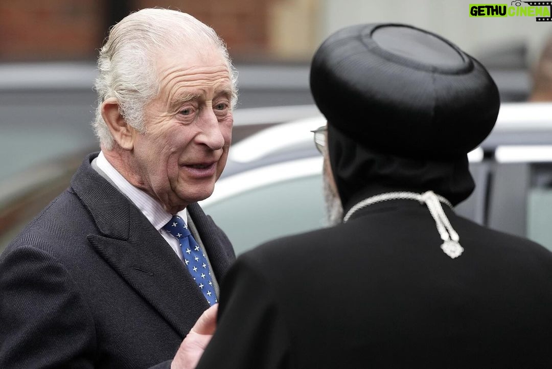 King Charles III of the United Kingdom Instagram - This morning The King attended an Advent Service and Christmas reception at The Coptic Orthodox Church Centre in Stevenage. The Coptic Orthodox Church is one of the most ancient Churches in the world, founded in the first century in Egypt. His Majesty met young volunteers from the Church's ministries as well as members of the congregation including six-year old Taormina who presented him with a handwritten Christmas card. Since his visit in 2013, His Majesty has attended yearly advent services which have brought together diverse Christian communities. These annual events form part of his ongoing efforts to encourage inter-faith dialogue and a greater understanding of different religions in Britain and abroad.