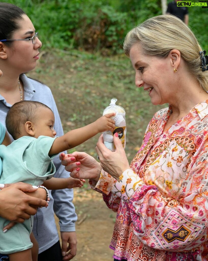 King Charles III of the United Kingdom Instagram - The Duchess of Edinburgh spent time with ex-FARC combatants at the Trópicos ‘Fruits of Hope’ coffee farm in Colombia, where she heard first hand how their important peace building work is creating new opportunities for communities.   The Duchess visited The Centre for Research on Tropical Agriculture Seed Bank, to hear about their work to promote food security amidst climate change.   HRH also saw advanced DNA sequencing technology being developed to help combat the illegal wildlife trade.   The conflict in Colombia disproportionately impacts women and girls, many of whom are survivors of conflict-related sexual violence. The Duchess hosted peace builders and survivors, hearing their testimonies and experiences, and their crucial role in peace processes. 📷 Tim Rooke