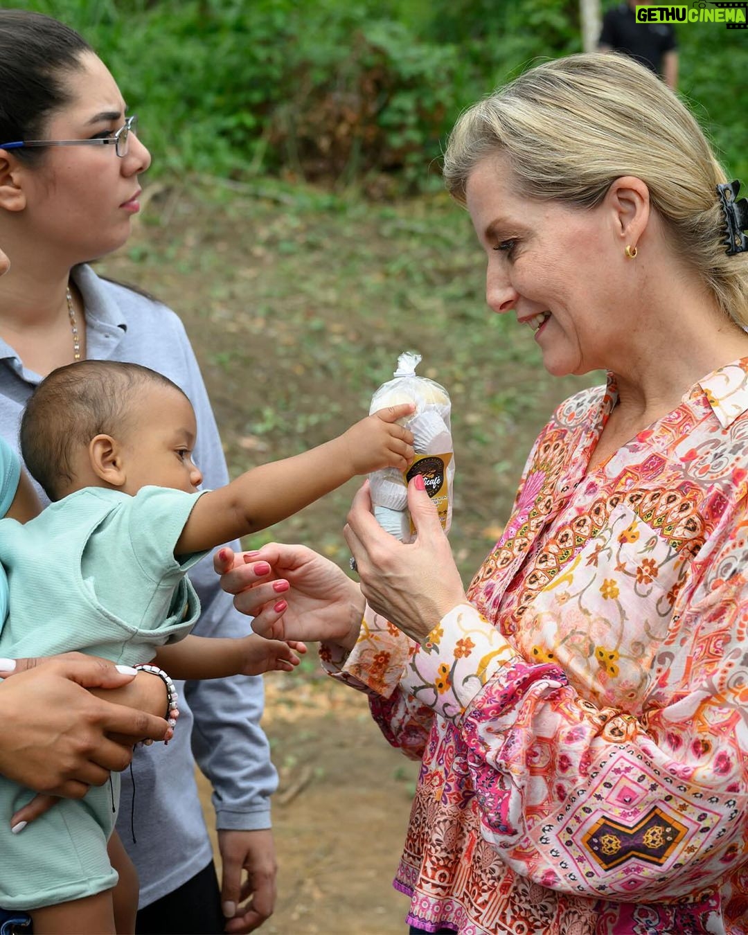 King Charles III of the United Kingdom Instagram - The Duchess of Edinburgh spent time with ex-FARC combatants at the Trópicos ‘Fruits of Hope’ coffee farm in Colombia, where she heard first hand how their important peace building work is creating new opportunities for communities. The Duchess visited The Centre for Research on Tropical Agriculture Seed Bank, to hear about their work to promote food security amidst climate change. HRH also saw advanced DNA sequencing technology being developed to help combat the illegal wildlife trade. The conflict in Colombia disproportionately impacts women and girls, many of whom are survivors of conflict-related sexual violence. The Duchess hosted peace builders and survivors, hearing their testimonies and experiences, and their crucial role in peace processes. 📷 Tim Rooke