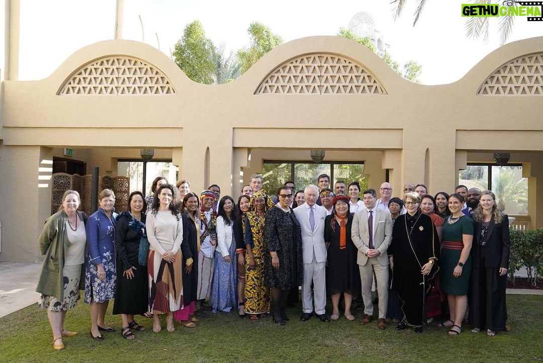 King Charles III of the United Kingdom Instagram - Everyone has a role to play in tackling the most complex environmental challenges facing our world. At a reception hosted by @commonwealth_sec and the Circular Bioeconomy Alliance, The King has spent time with global and Commonwealth indigenous leaders to hear about the use of traditional knowledge, alongside scientific knowledge, to address the climate and nature crises. During the event, the Circular Bioeconomy Alliance and @commonwealth_sec launched The Wildlife Resilient Landscape Network, which will bring together indigenous and scientific knowledge to explore how more resilient landscapes can be created in wildfire-prone areas of the world. His Majesty also joined a discussion on the particular risks that climate change poses to women and girls around the globe. #COP28 Dubai, UAE