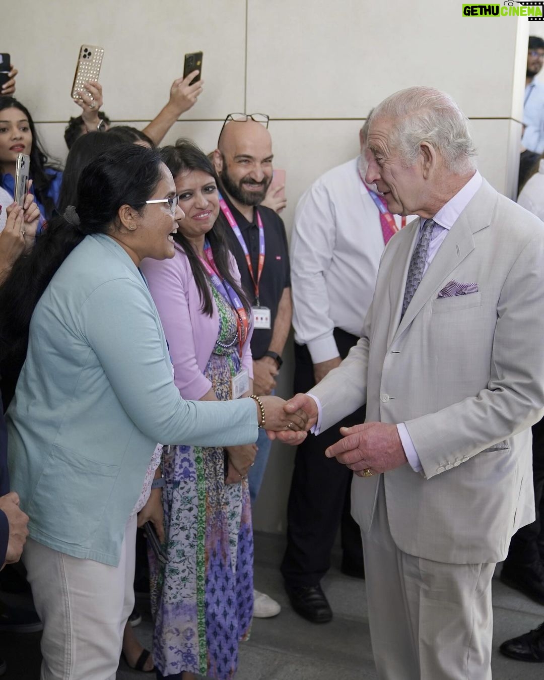 King Charles III of the United Kingdom Instagram - Celebrating green innovation and bright new ideas! ♻️💡 The King has met students and graduates from across the Commonwealth at @hwdubai, and met entrepreneurs to hear about green tech and sustainable innovations. Set up at the Dubai campus to run alongside #COP28, the Climate Hub’s Cleantech exhibition gives companies a chance to meet policy makers, potential investors, and industry leaders. Youth engagement is a key theme of the Hub, and many students are volunteering to assist exhibitors. 📸 PA / @chrisjacksongetty Heriot-Watt University Dubai Campus