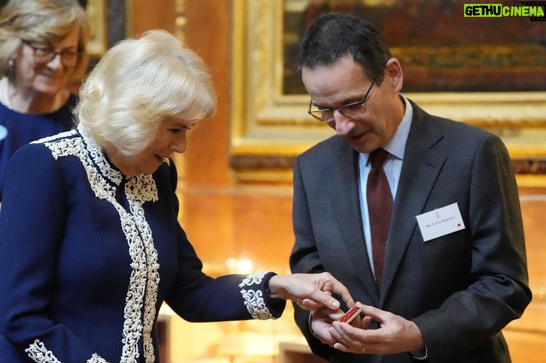 King Charles III of the United Kingdom Instagram - During a reception at Windsor Castle to celebrate the newly announced Modern-Day Miniature Library, created to mark Queen Mary’s Dolls’ House’s Centenary, The Queen was shown her own handwritten contribution to the initiative for the first time, in its final form. Keep an eye on @royalcollectiontrust to explore more miniature handwritten manuscripts written by 20 contemporary writers and illustrators - from short stories, poetry and illustrated tales to plays, articles and recipes, many inspired by the Dolls’ House or written specially for the occasion!